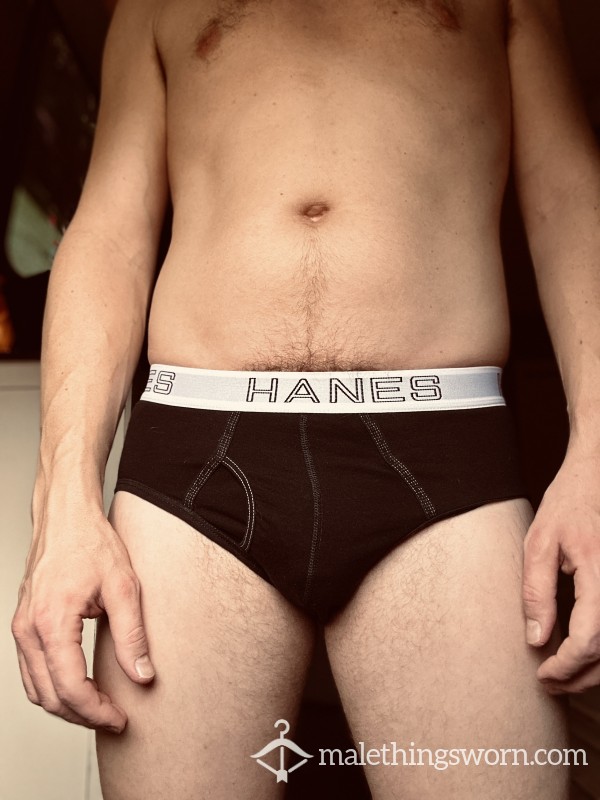 My Black Hanes Briefs