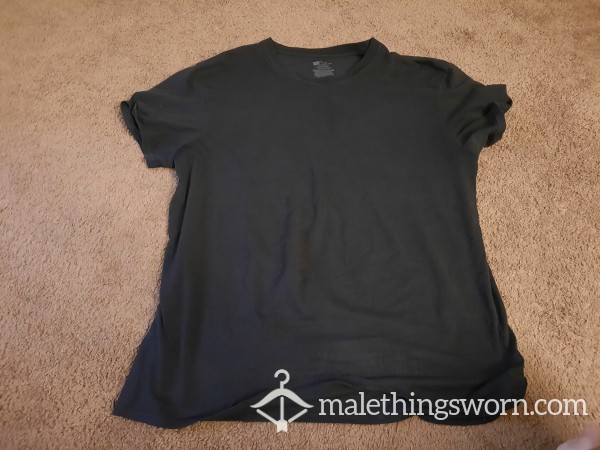 Black Hanes Undershirt - Large - 8+ Hour Workday