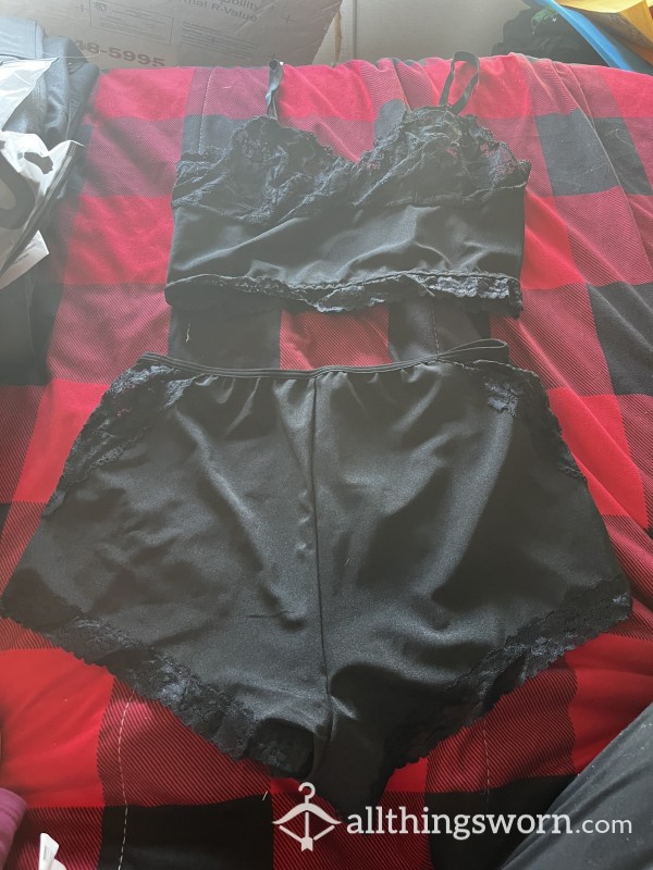 Black High Waisted Lingerie