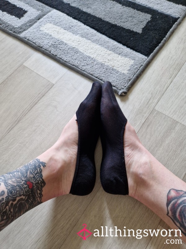 Black Invisi Socks 24hr