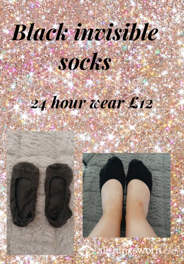 Black Invisible Style Socks ⭐️Half Price⭐️