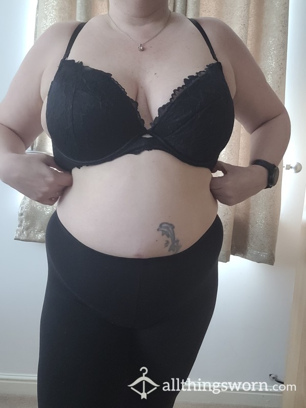 Black Lace Bra 36f