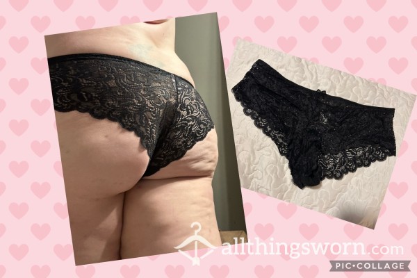 Black Lace Cheekies