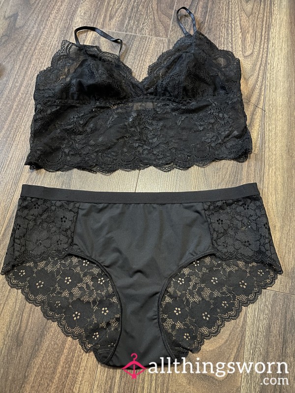 Black Lace Set