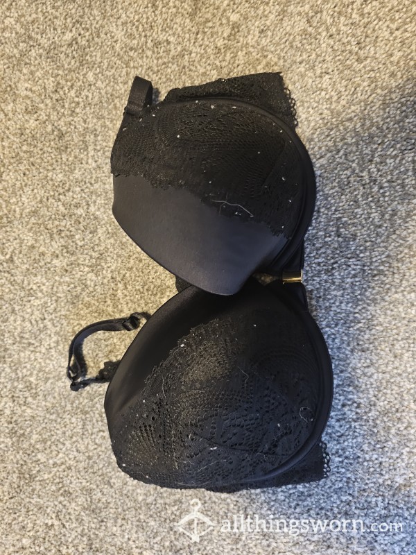 36DD Black Lacey Bra