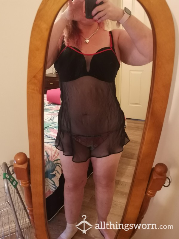 Black Lingerie Top