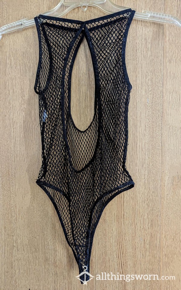 Black Mesh Bodysuit