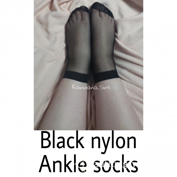 Black Nylon Socks