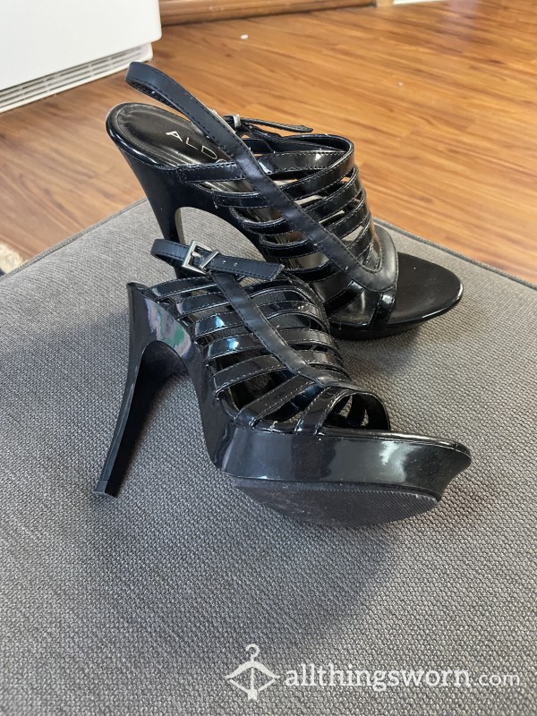 Black Pet*te Heels