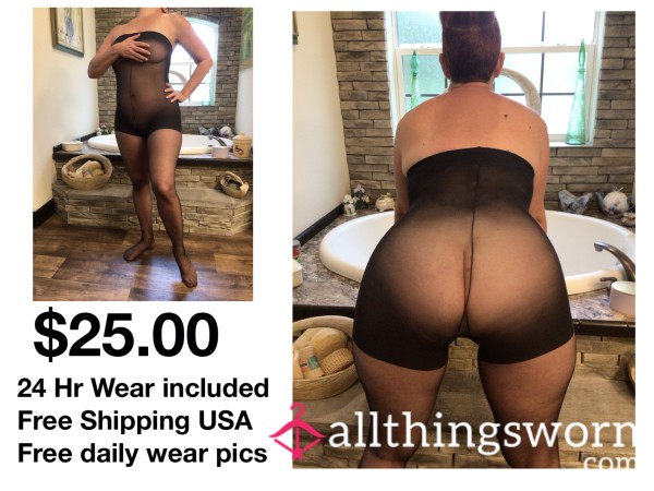 Black Plus Size Pantyhose