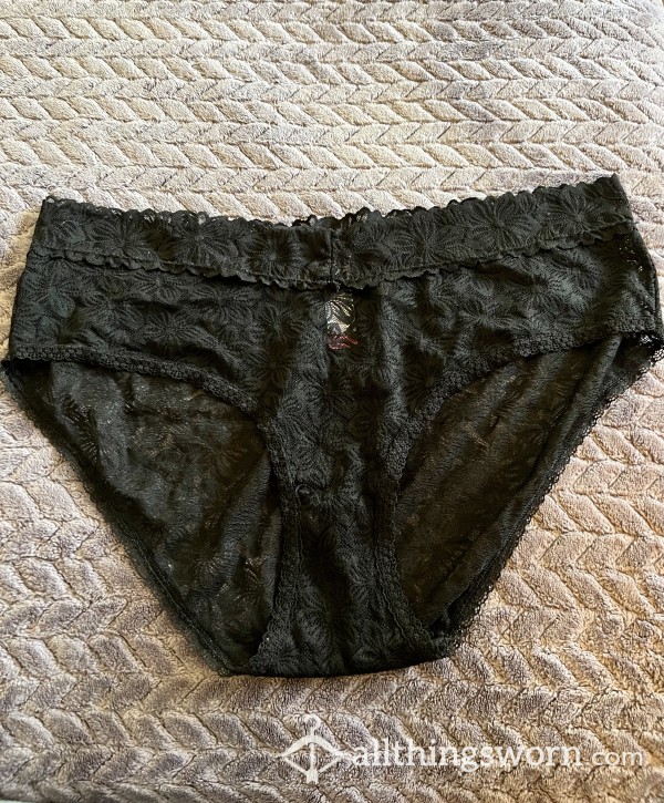 🔥 Black Pregnancy Lace Panties 🔥