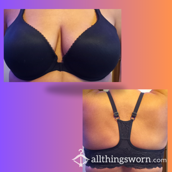 Black Racer Back Bra