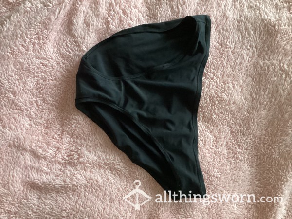 Black Satin Panties Worn During *that Week*