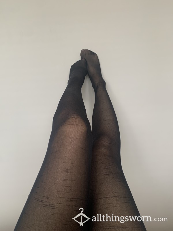 Black Semi Sheer Tights