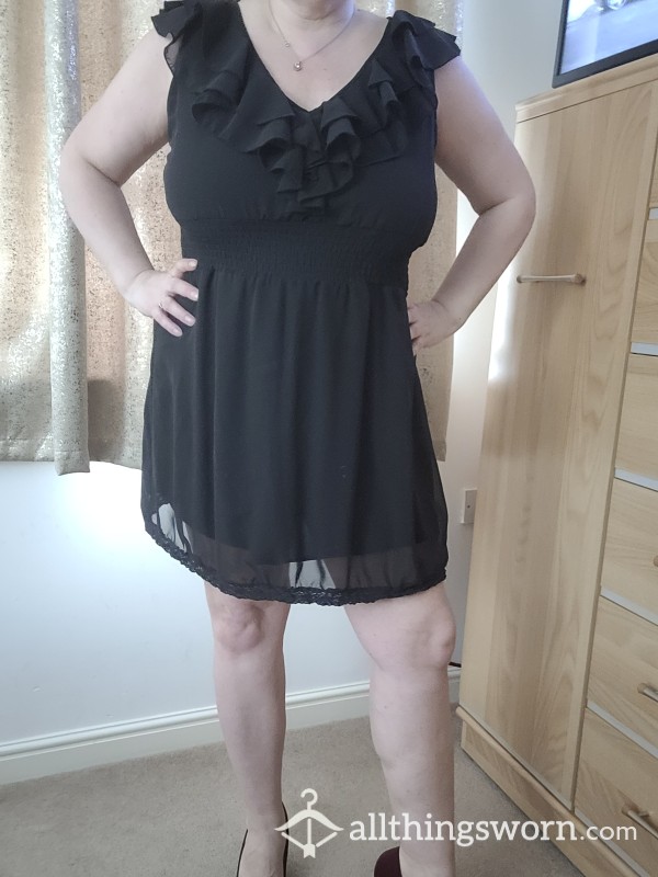 Black Shiffon Dress