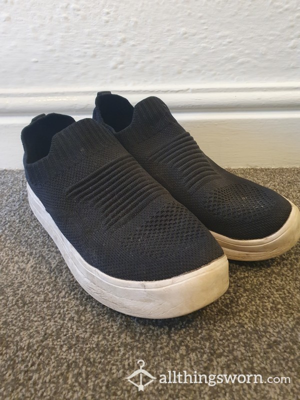 Black Slip On Trainers