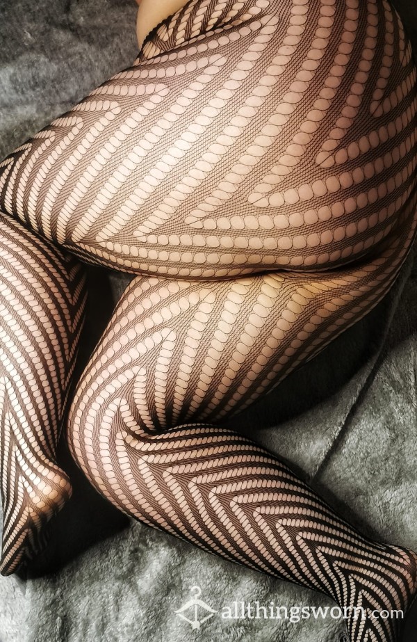 Black Stripe Tights