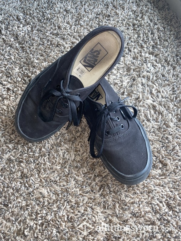 Black Vans- Old And Lovingly Worn