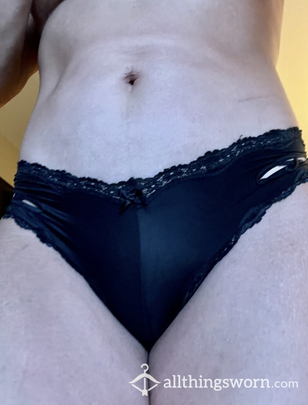 Black Victoria Secrets Panties, Worn During My Surgery