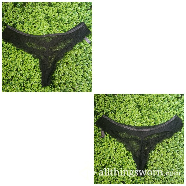 Black VS Thong #lace