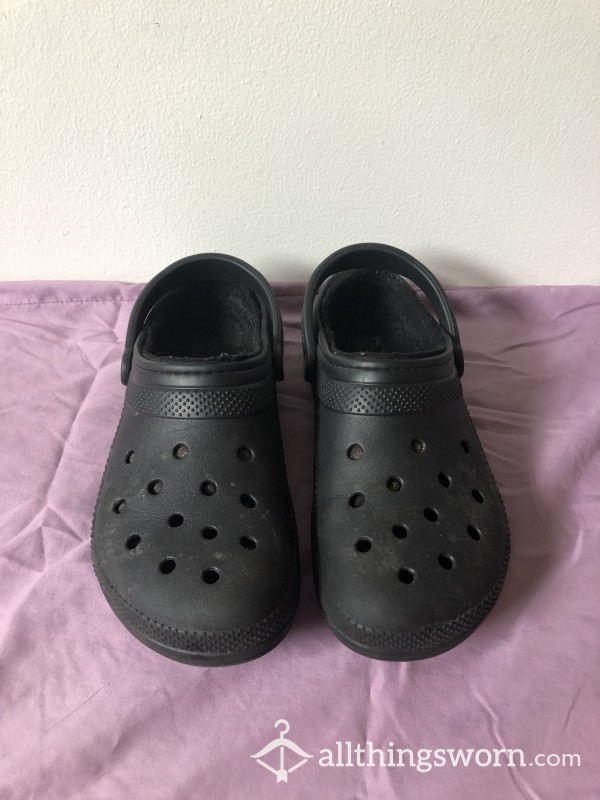 Black Work Crocs