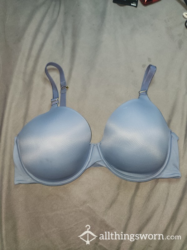 Blue 40DD Well-worn Bra!