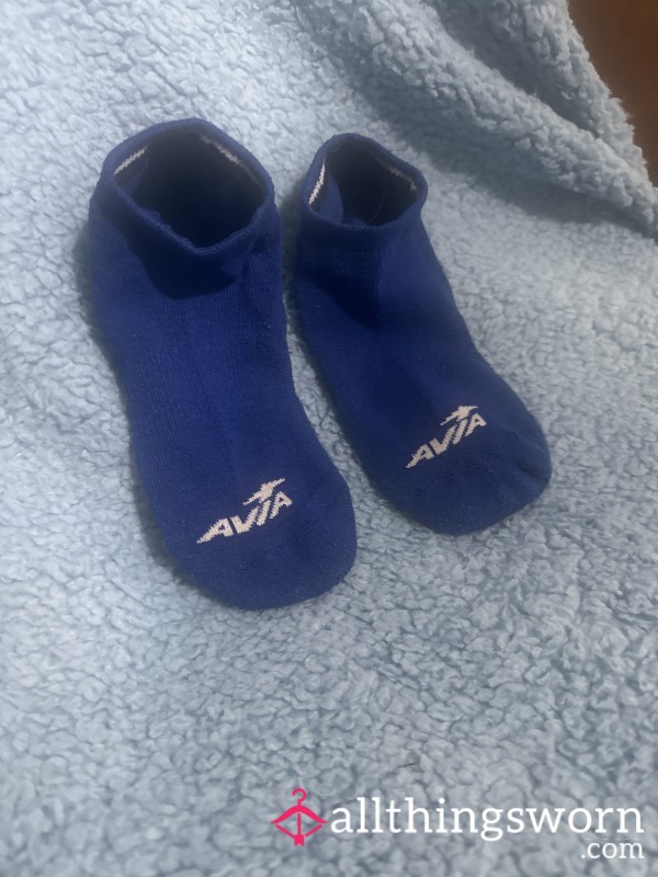 Blue Ankle Socks