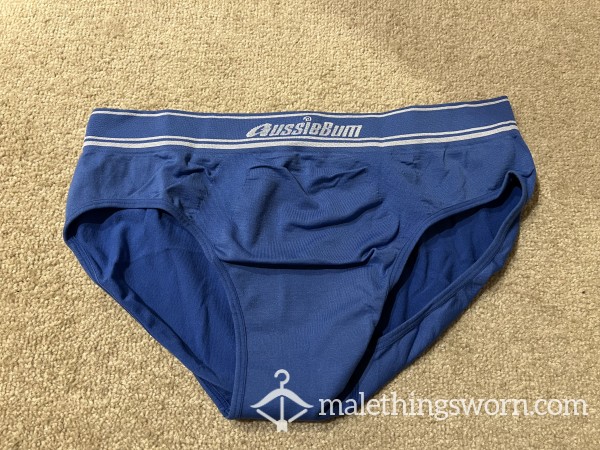 Blue Aussieb*m Briefs Medium