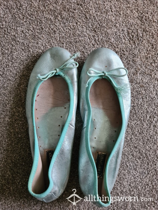 Blue Ballet Pumps