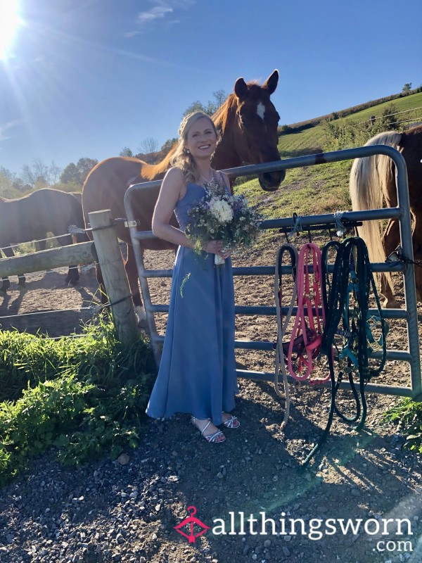 Blue Bridesmaid Dress