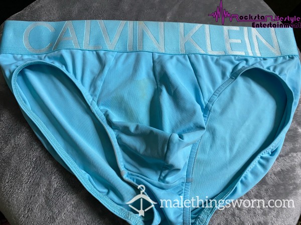 Blue Calvin Briefs- 7 Day Wear!