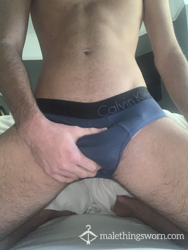 Blue Calvin Klein Breifs