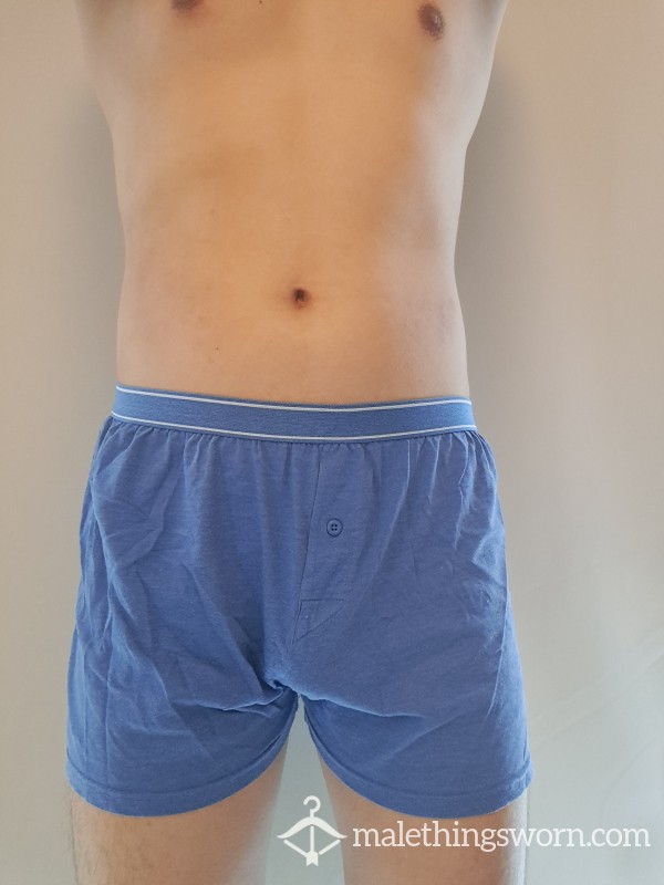 Blue Cotton Underwear