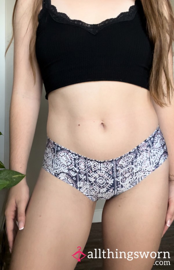 Blue Detailed Bikini Panties