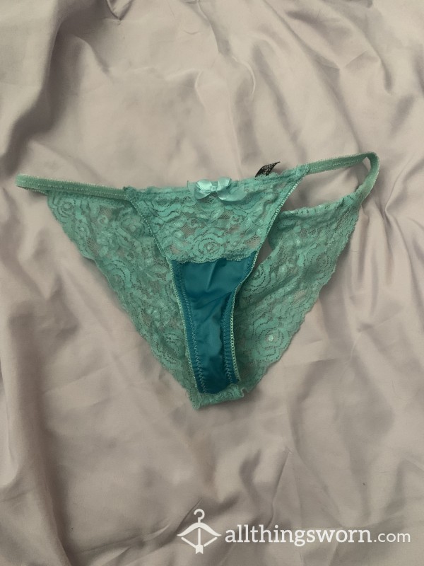 Blue P**kaboo Lace Panties