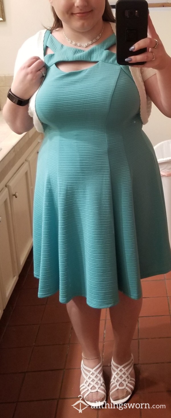 Blue Ripple Dress