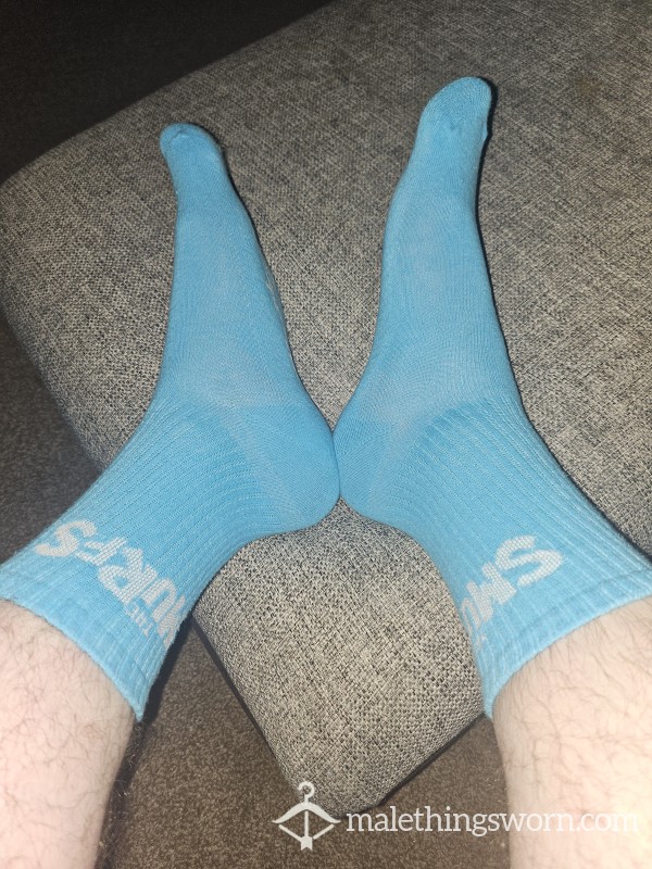 Blue Smurf Socks