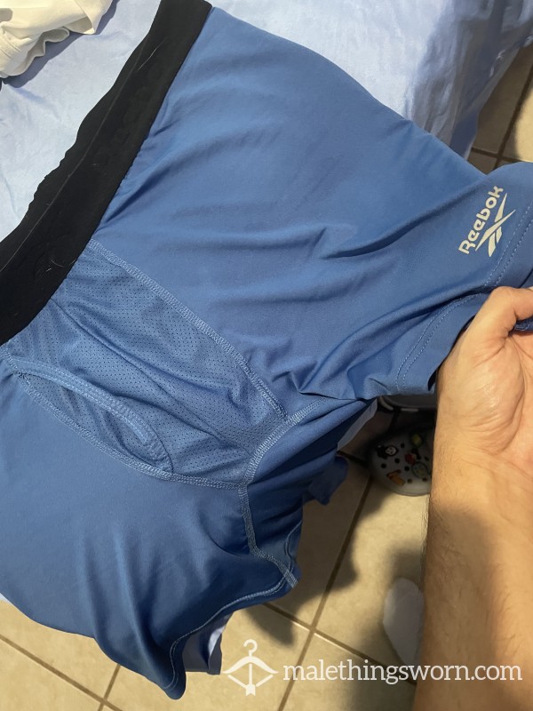 Blue Sweaty Briefs