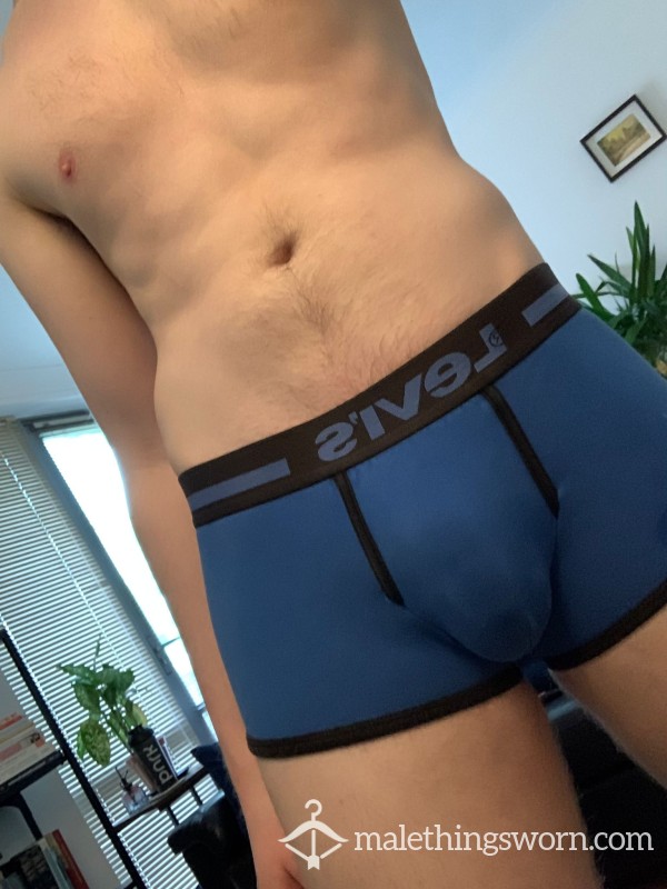 Blue Twinks' Levi's Boxers,