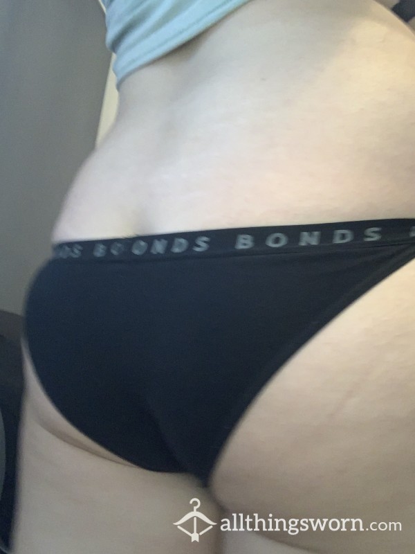 *SOLD* Bonds Black Cotton Panties