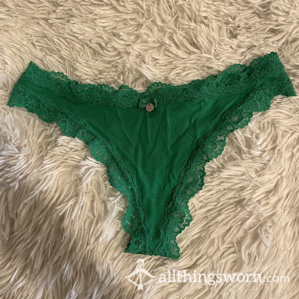 Boux Avenue Green Cotton Thong