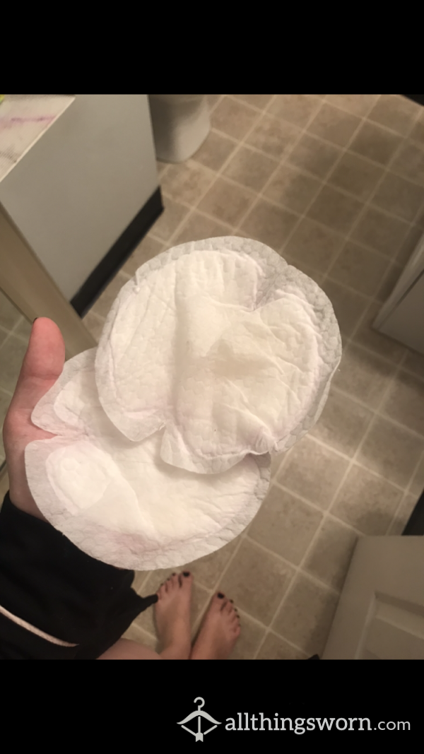 Bra Pads Soaked In Breast Milk