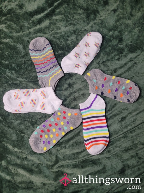 Brand New - 2 Day Wear Just For You! Cute Socks