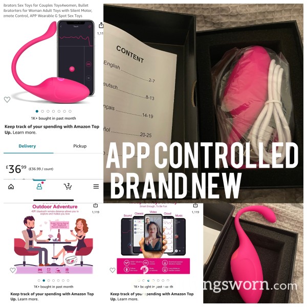 BRAND NEW App Controlled S** Toy Vibrator