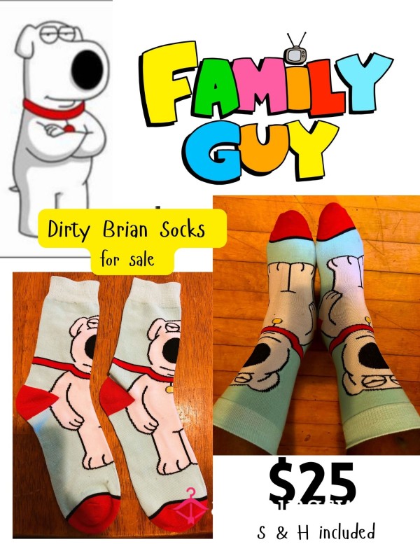 Brian From Family Guy Socks (3 Day Wear)