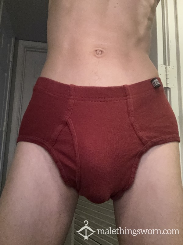 Bro’s Used Worn Red Hanes Briefs