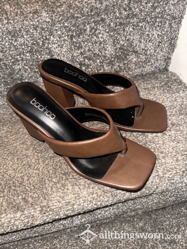 Brown Sandal Heels