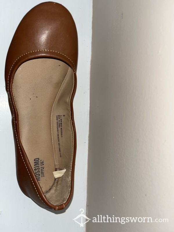 Brown Teacher Flats