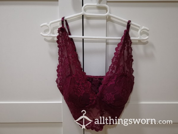 Burgundy Red Bralette