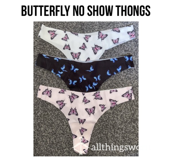 Bu*terfly No Show Thongs🦋